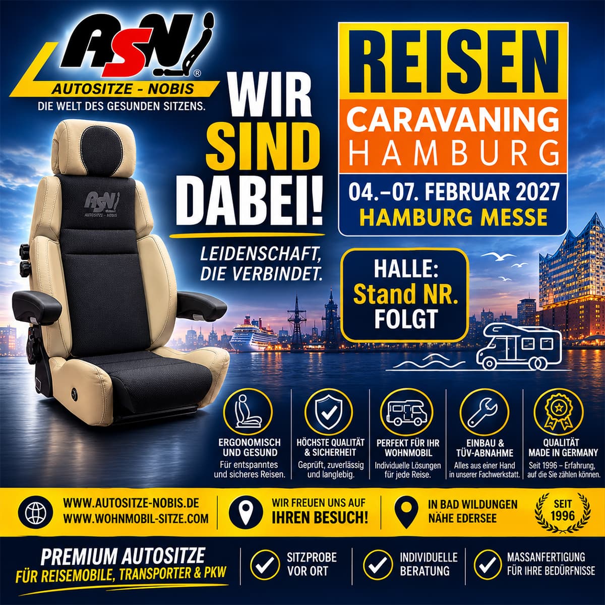 REISEN & CARAVANING Hamburg 2027